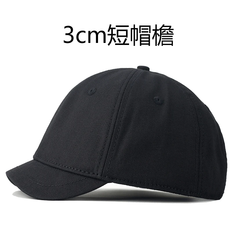 【Npkp&Victorit官方】短帽檐3cm帽子男士软顶马术帽复古短沿鸭舌