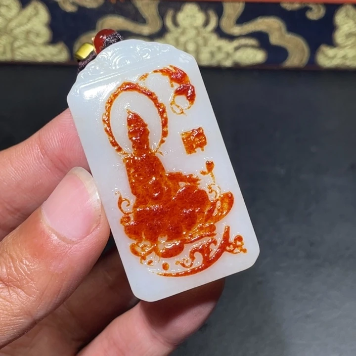 和田玉未镶嵌颈饰J