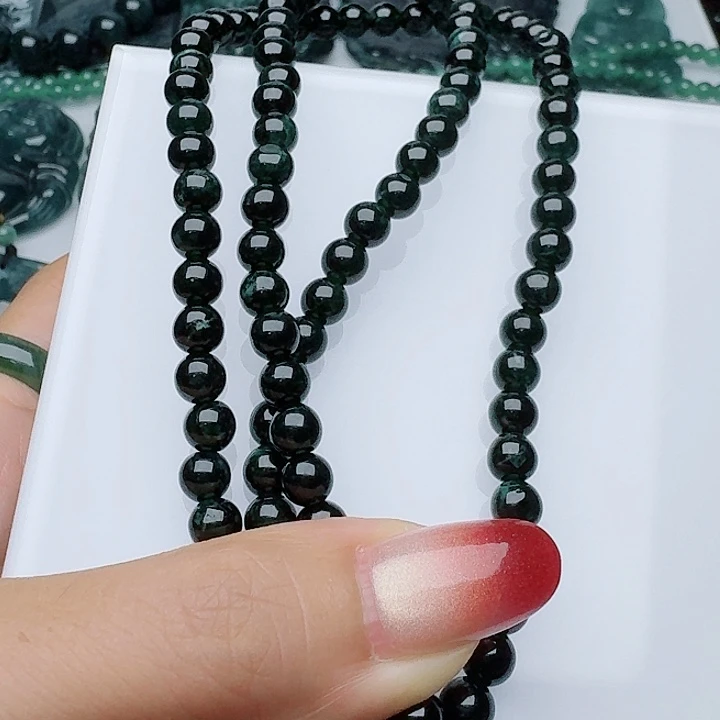 颈饰未镶嵌翡翠多样性发其一