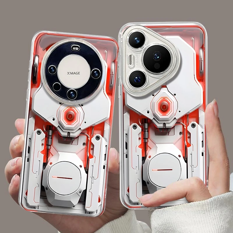 冰感散热太空手机壳适用苹果16promax华为荣耀vivo小米oppo手机壳