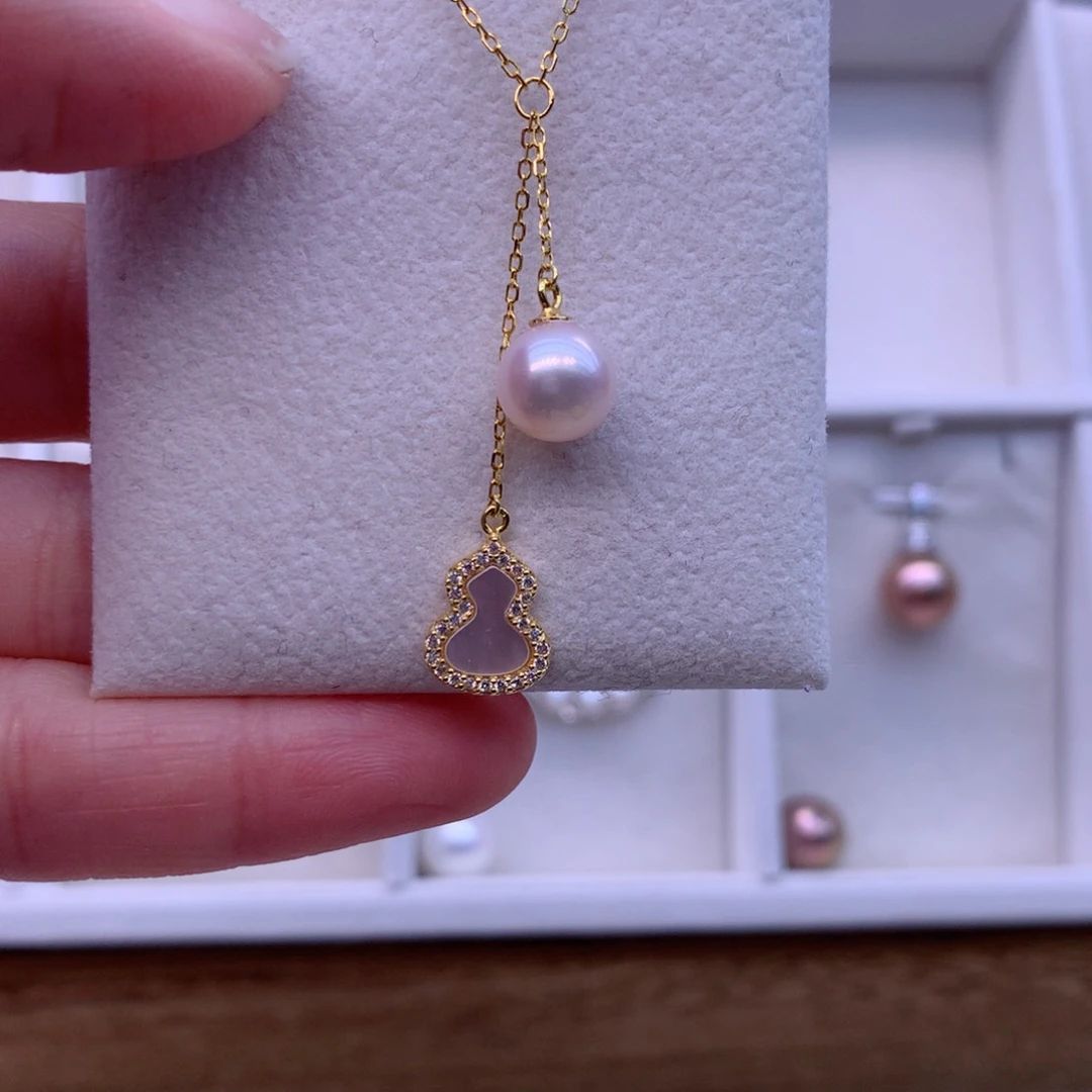 淡水珍珠耳饰合金