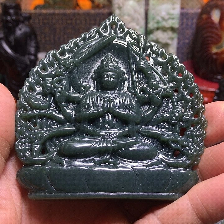 未镶嵌和田玉（糖玉）挂件