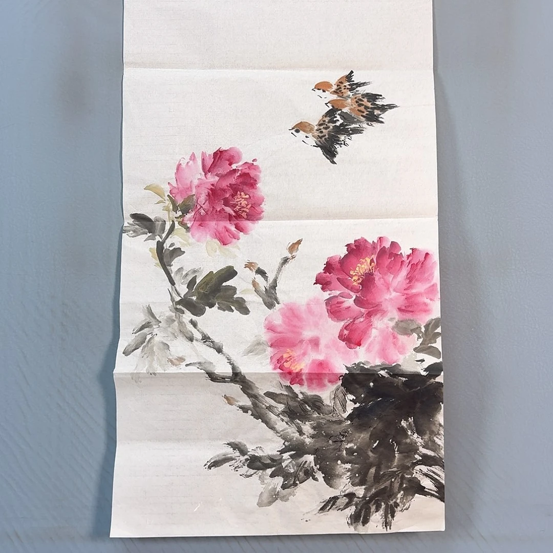 国画132 牡丹一如您初来