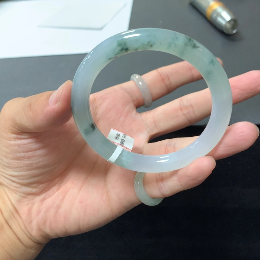 翡翠未镶嵌手镯59号59