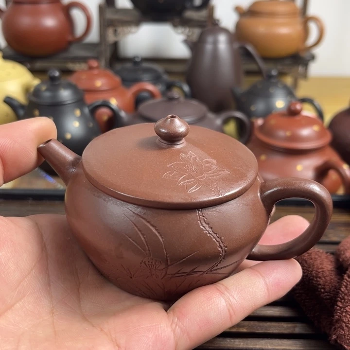 紫砂茶壶原矿紫砂半手工制作
