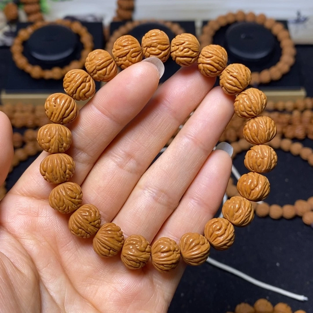 敬***之手串桃核秦岭文玩桃核手串