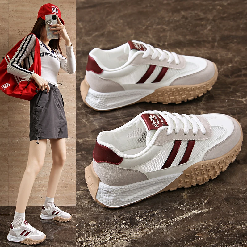 百搭运动鞋女2025夏季新款韩版ins学生厚底休闲时尚爆款老爹鞋