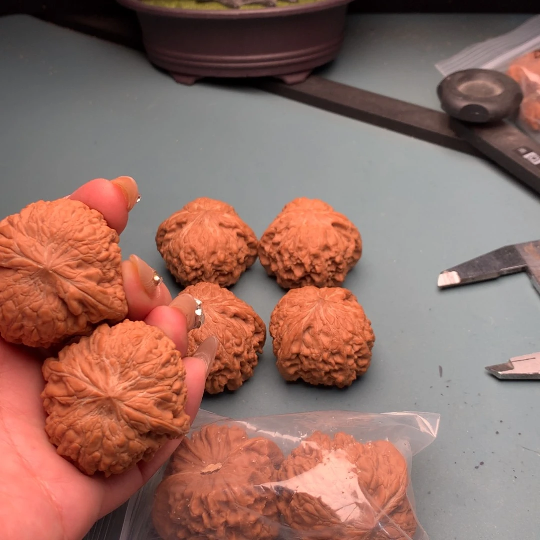 文玩核桃把件和尚头4041