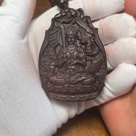 檀香紫檀（小叶紫檀）信*己全陈化老料把件