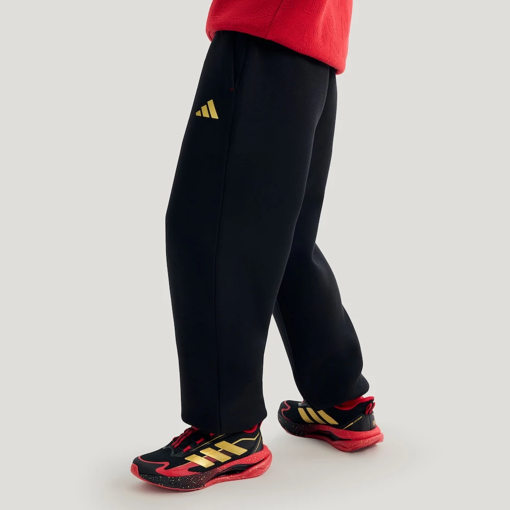 adidas/阿迪达斯26年新款童装舒适针织运动休闲裤KV6976