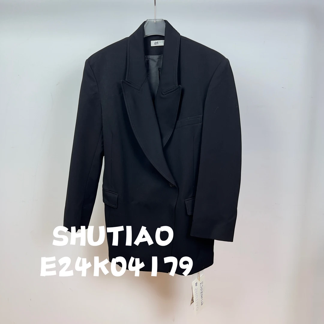 【SHUTIAO】2024秋冬：新款小众设计款外套E24K04179