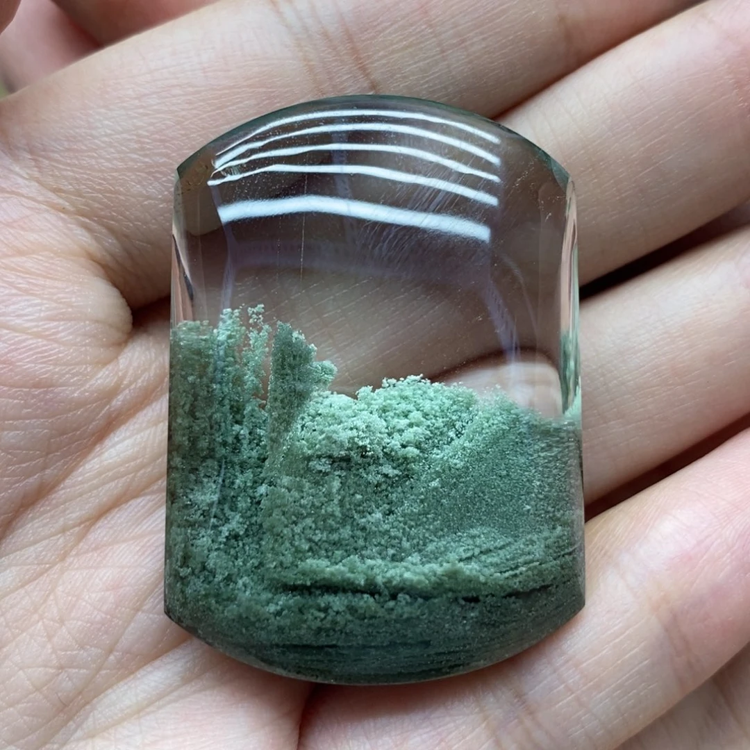 水晶珠宝半成品未镶嵌摆件