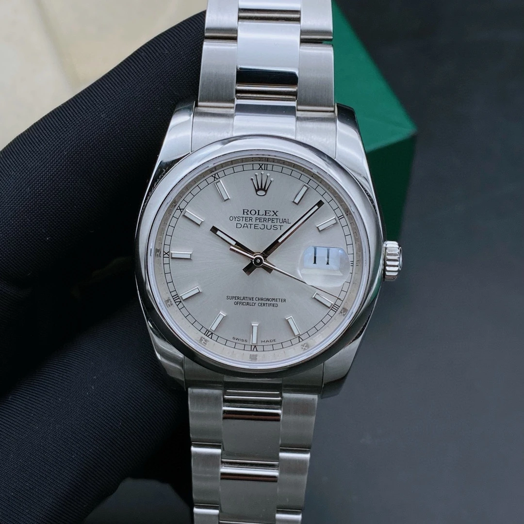 99新 Rolex/劳力士 15年全套日志系列116200蓝盘/机械男表/表径36