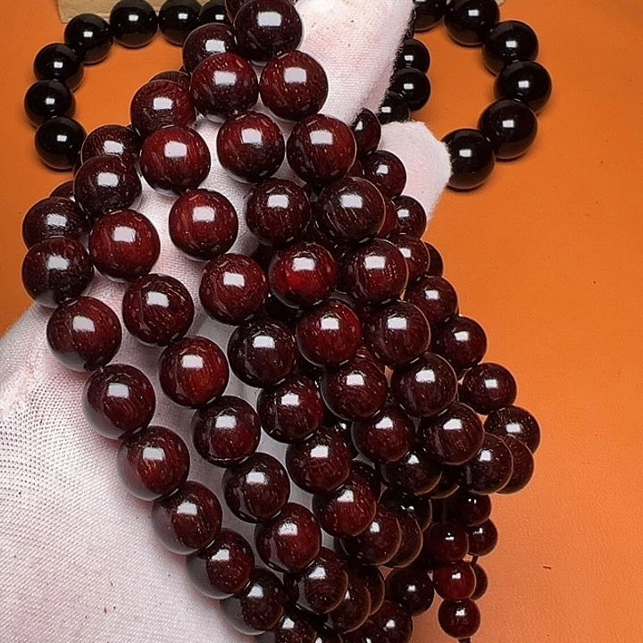 小叶紫檀手串/手链喜***烟小叶紫檀1.0/108颗毕业好料