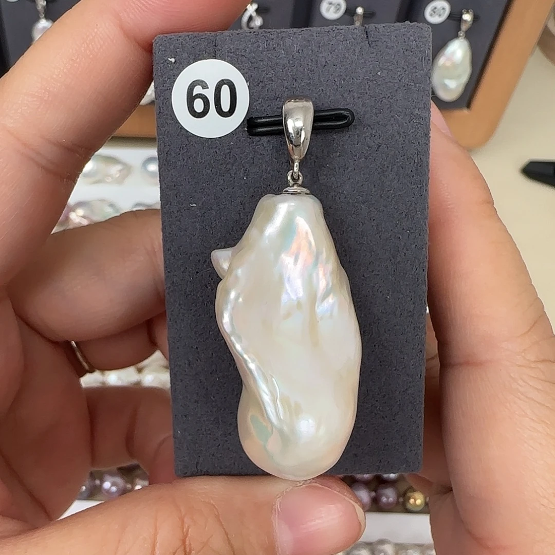 淡水珍珠颈饰银S925镶嵌