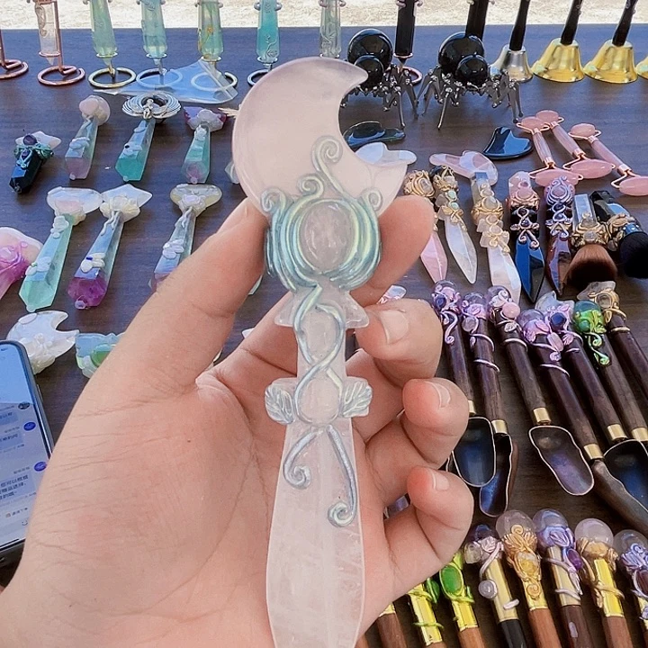 眠***去未镶嵌珠宝半成品水晶水晶