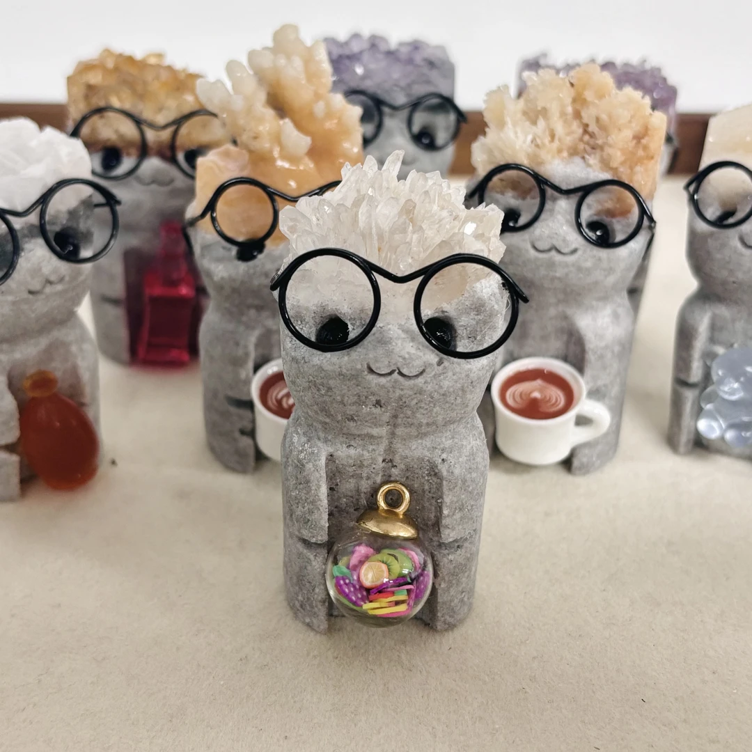 格鲁特原创水晶簇 百搭水晶