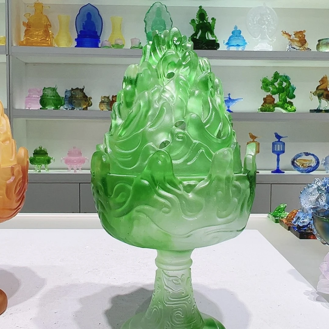 【闪购商品】手工艺品琉璃博山炉大号