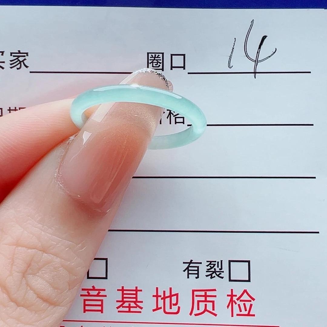 未镶嵌戒指翡翠戒圈