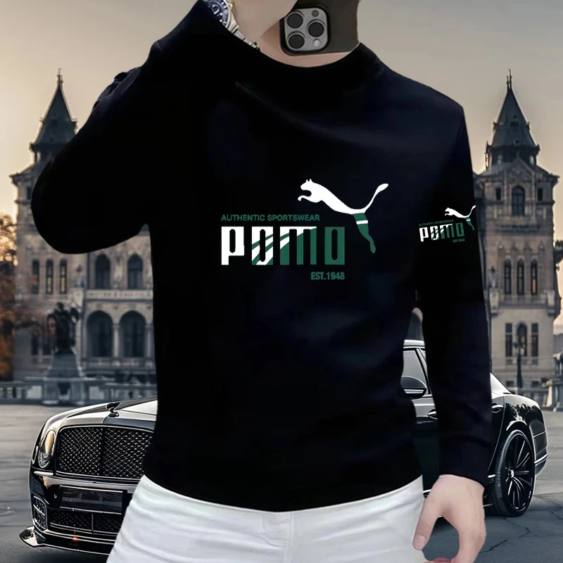 2025秋冬新款重磅长袖宽松圆领卫衣青年男女款ins潮牌设计图印花