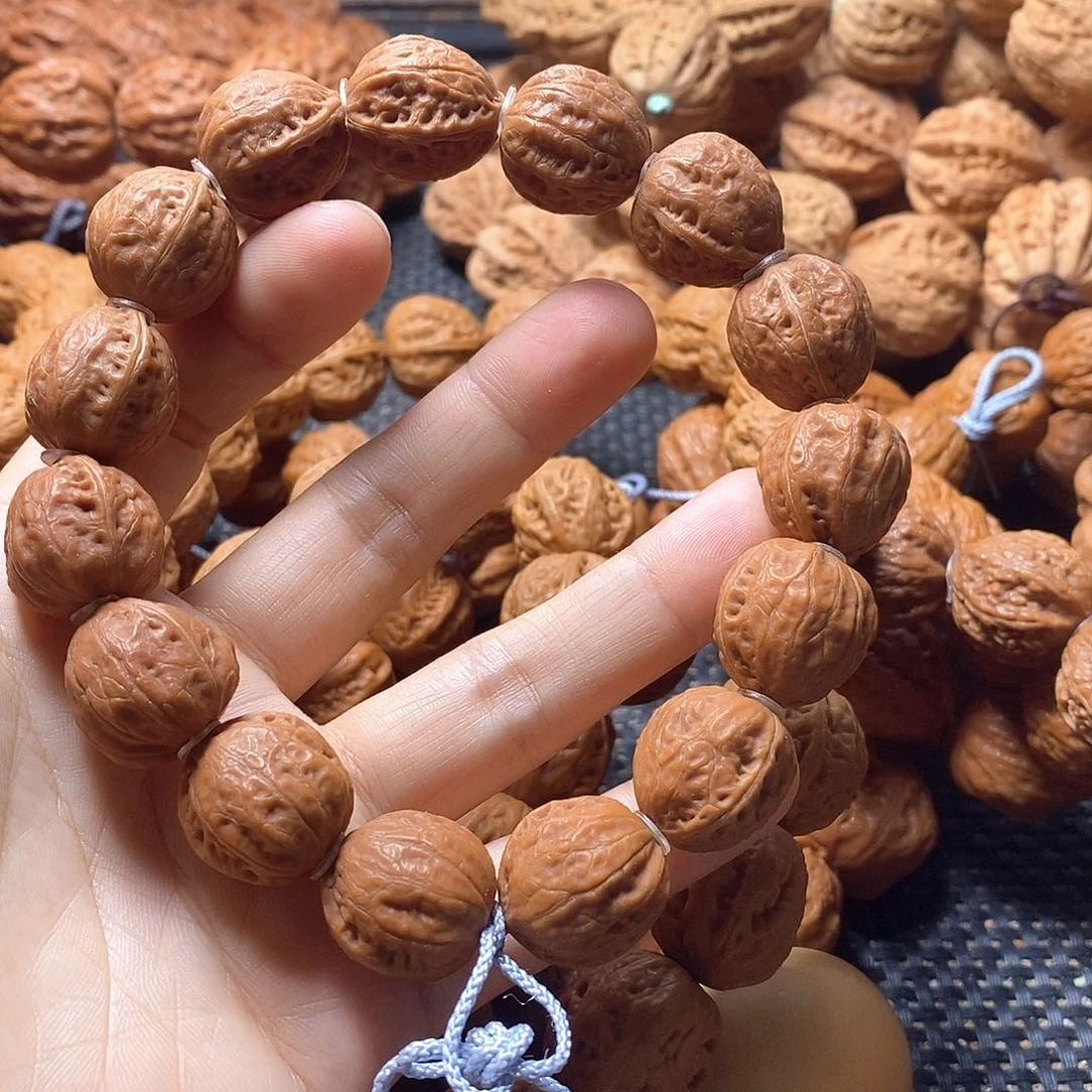 文玩核桃吊坠紫*磨盘
