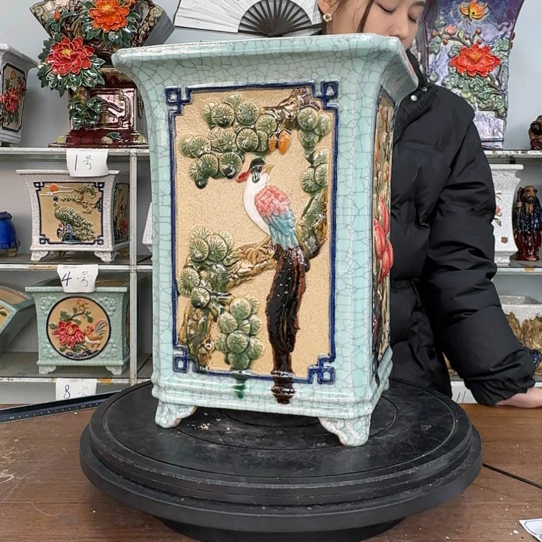 红陶用****8石湾盆380