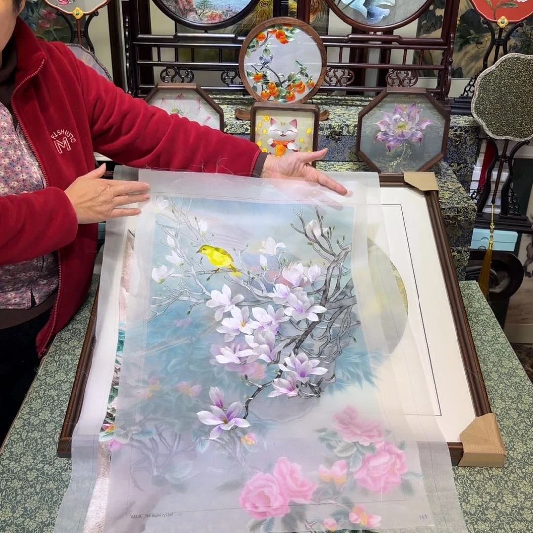 刺绣手工苏绣工艺制作技艺精湛