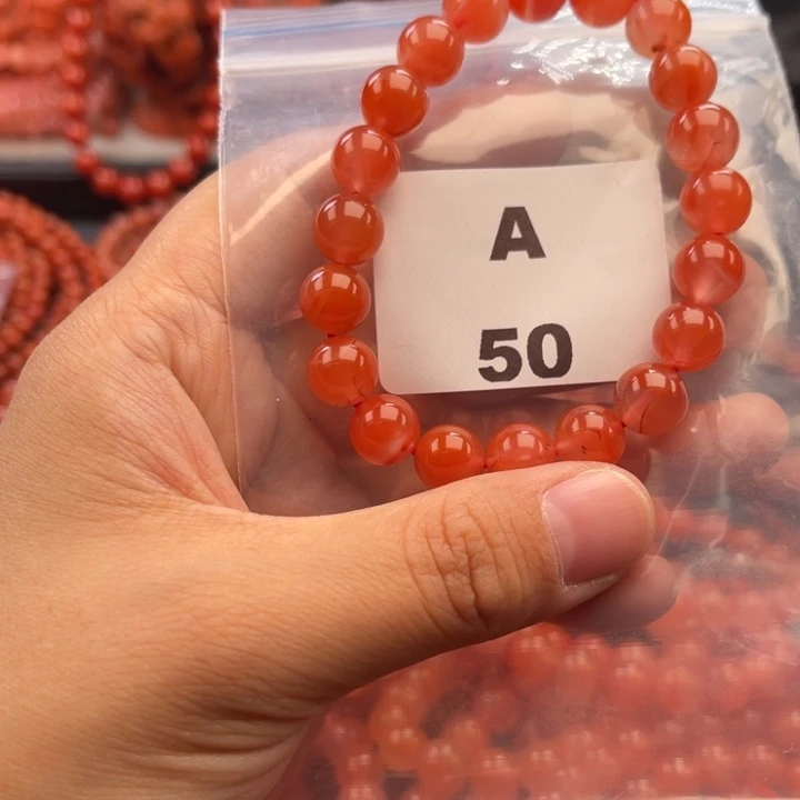 南红玛瑙未镶嵌多样性发货默认微瑕称重9mm