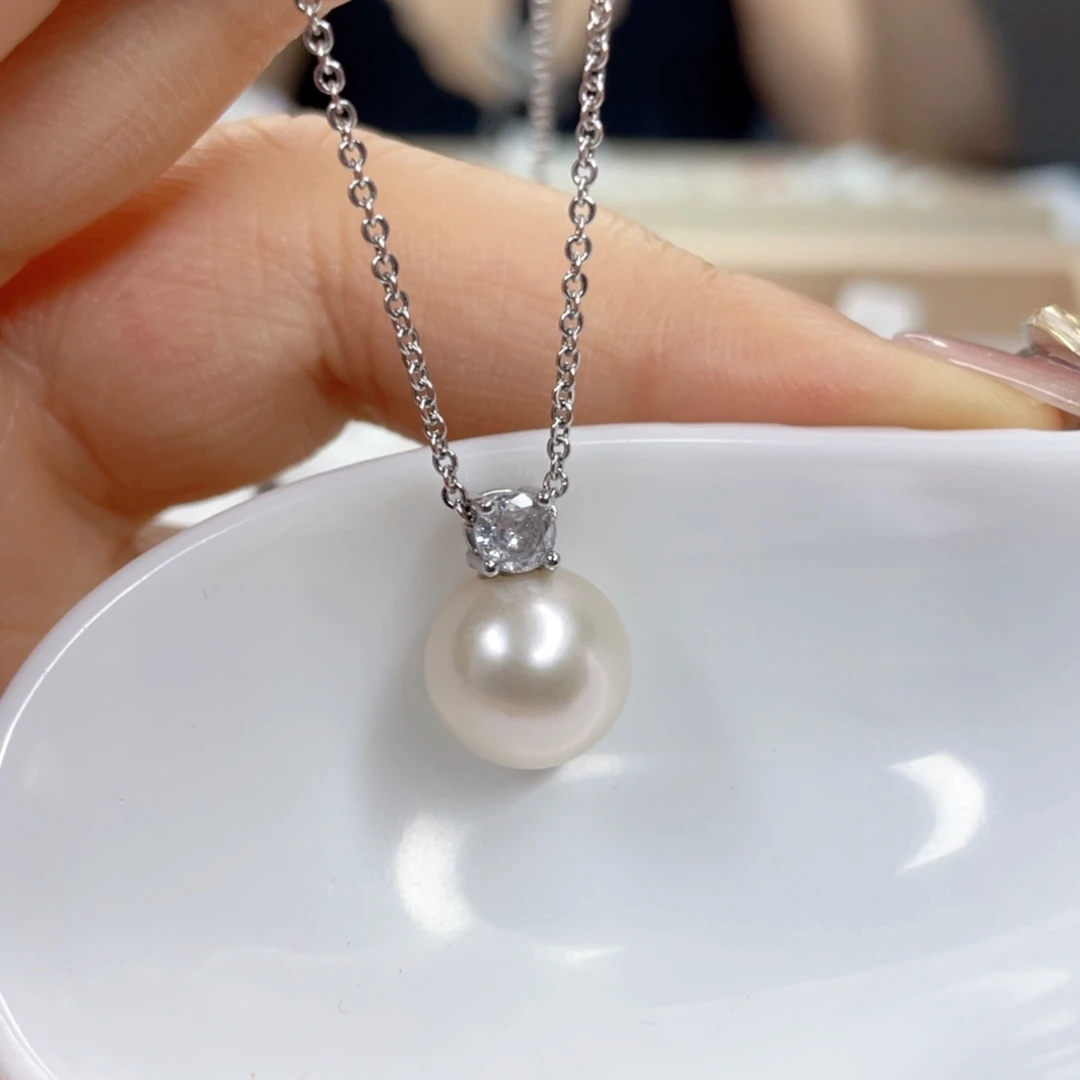 淡水珍珠未镶嵌吊坠(赠链)