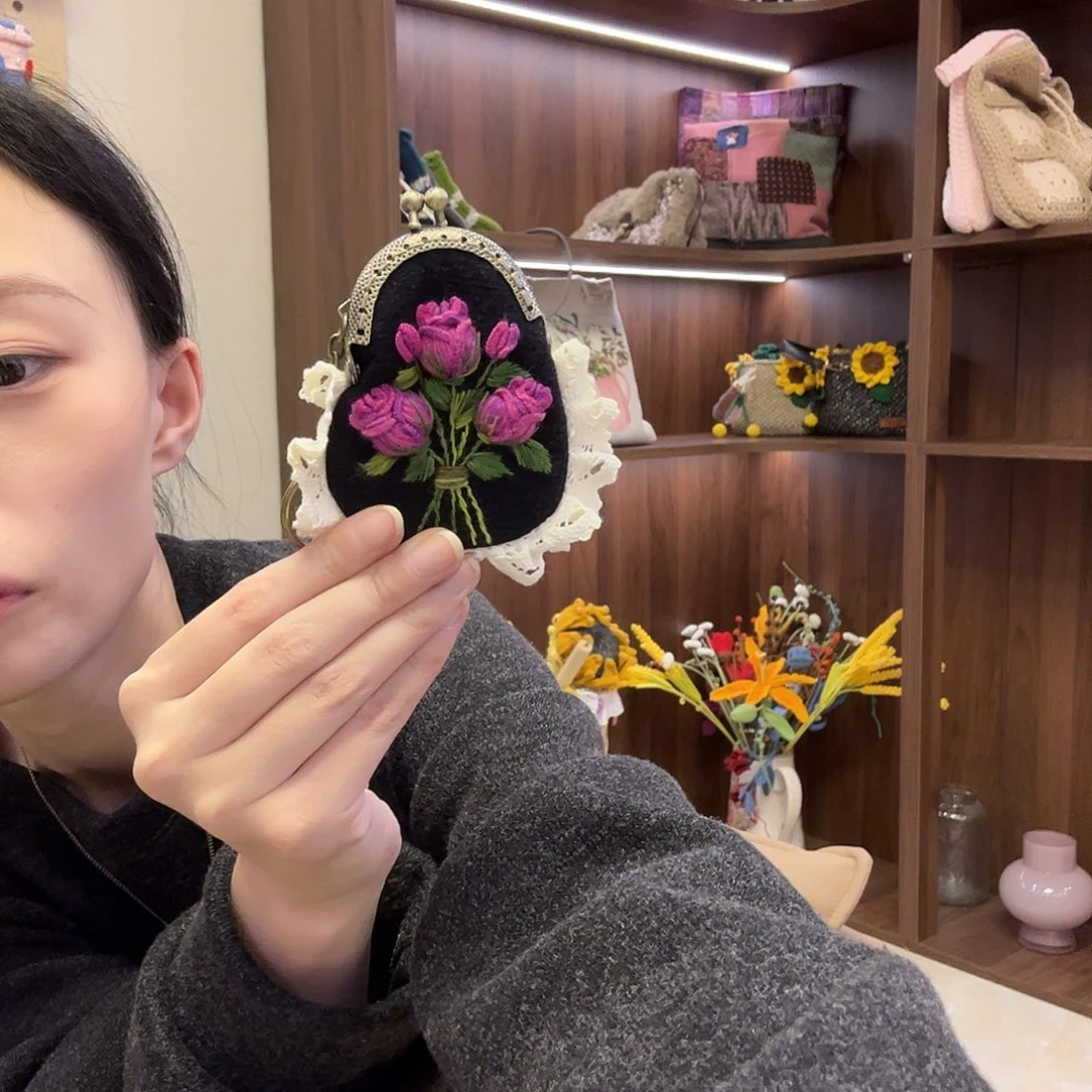 塑料钩织刺绣手工包包玩偶居家用品