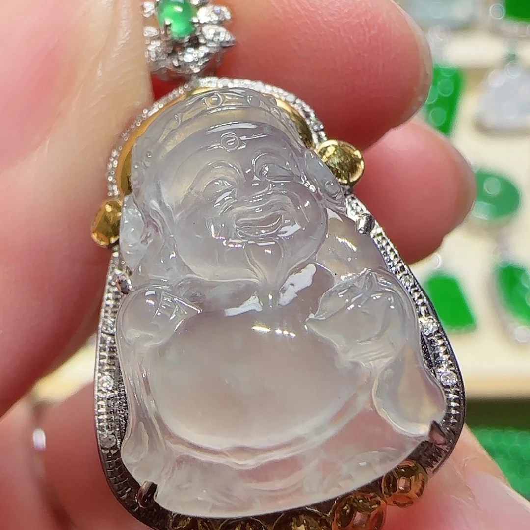 18K金镶嵌手链翡翠