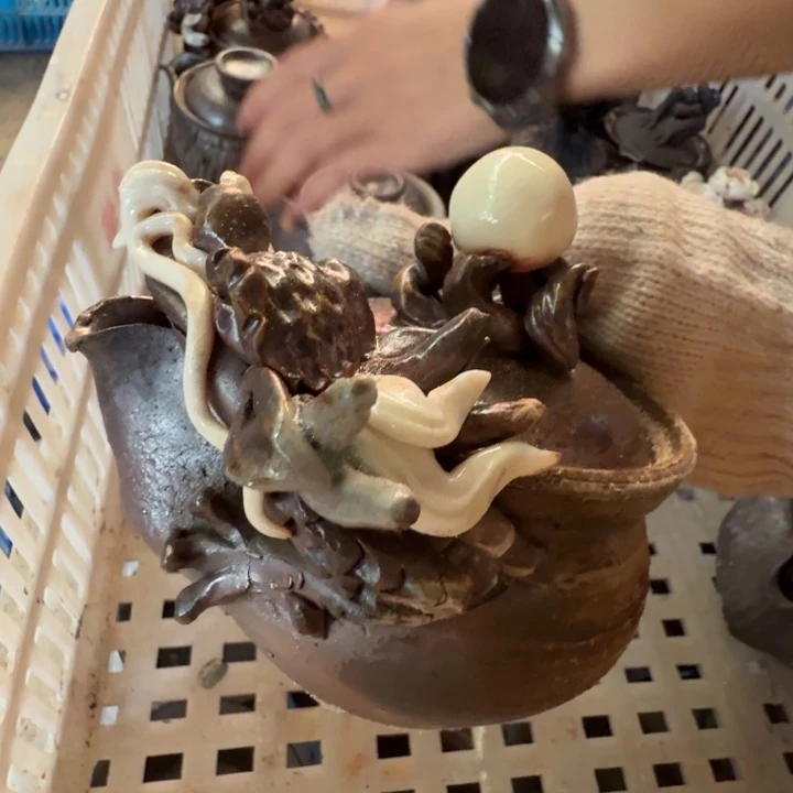 陶盘柴烧福利新品多多