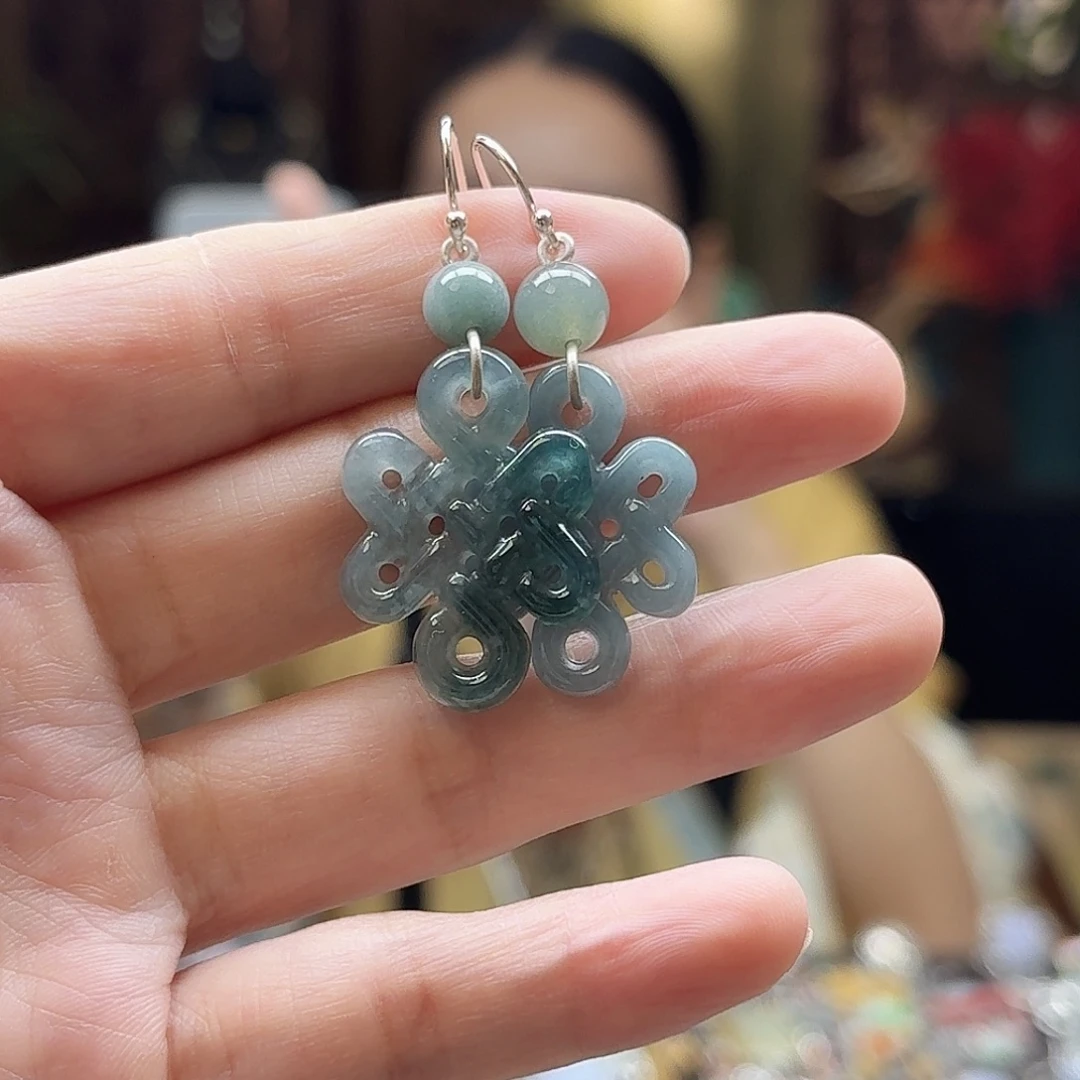 翡翠未镶嵌耳饰翡翠耳饰未镶嵌