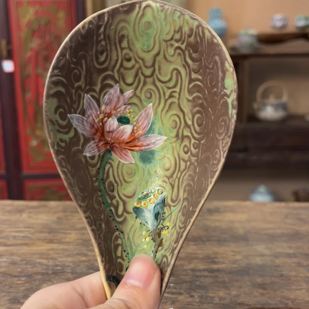 柴烧手工手绘陶瓷