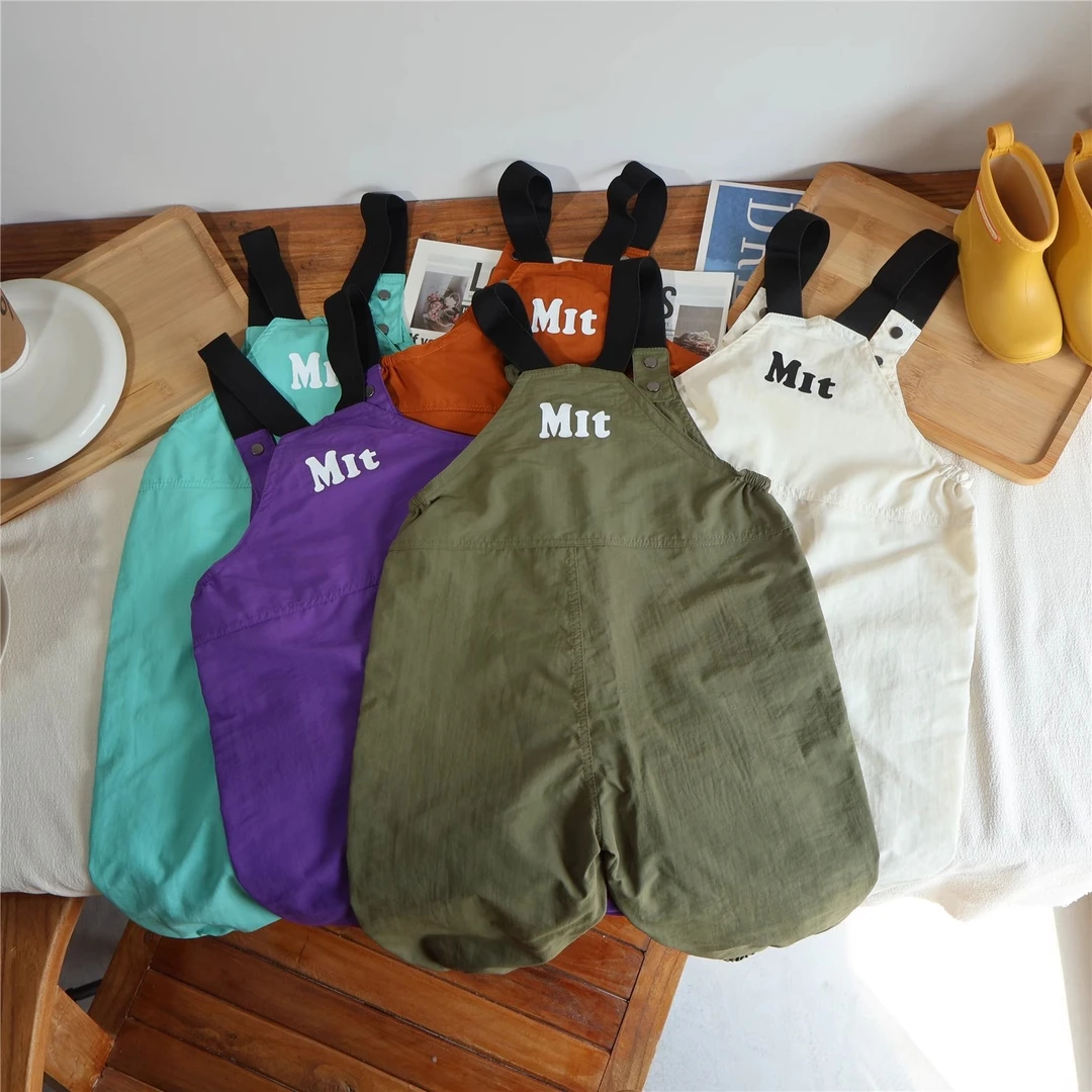 儿童背带裤春秋季2025秋装男童女童吊带裤洋气男孩宝宝连体裤童裤