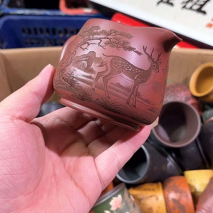 茶杯紫砂全手工紫砂主人杯