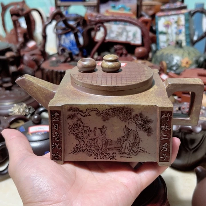 茶壶紫砂紫砂壶收藏起来的