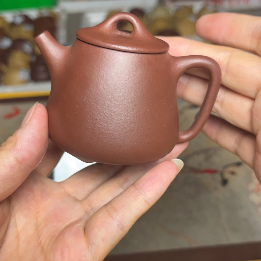 茶壶紫砂紫泥半手工100