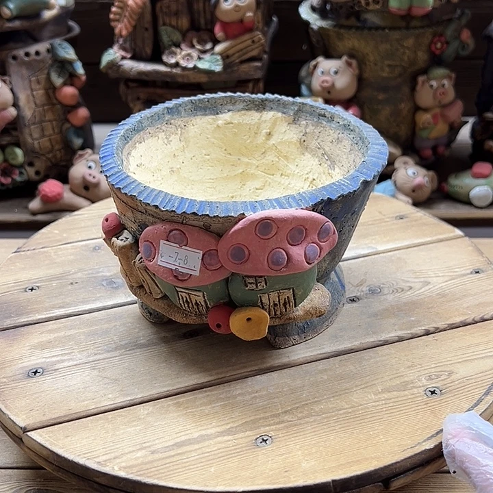 嘻哈多肉花盆百搭