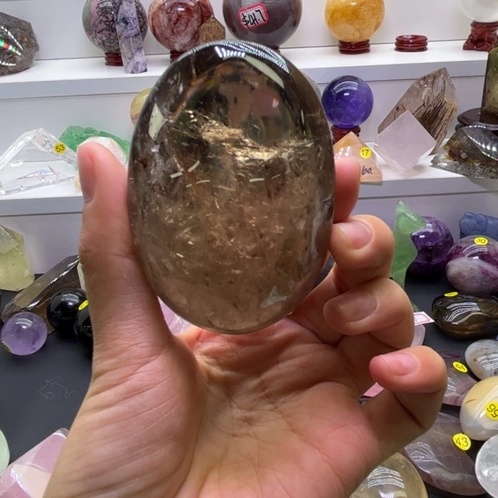 大型摆件（非配饰）未镶嵌水晶60瑕疵不退不换