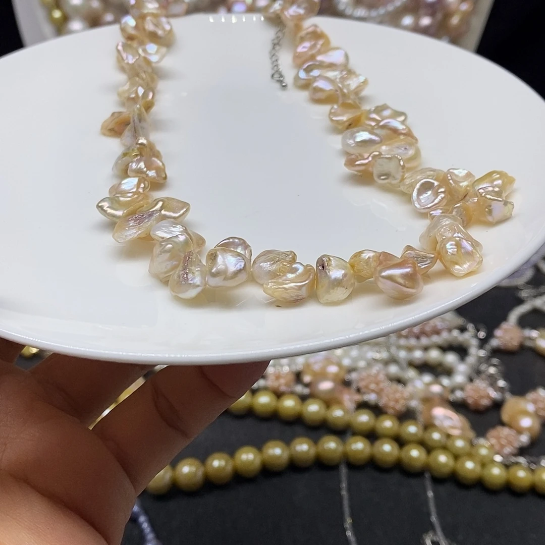 淡水珍珠未镶嵌颈饰