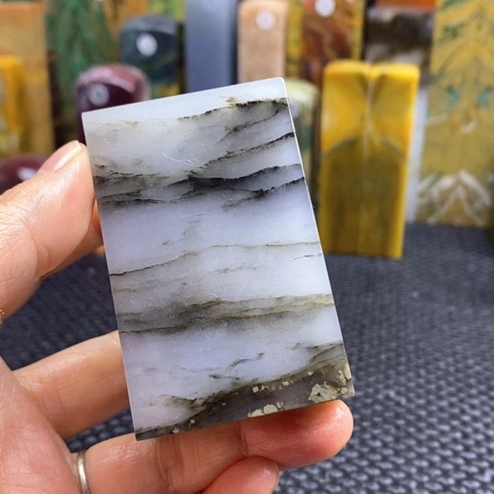 青田石明*青田石印章石