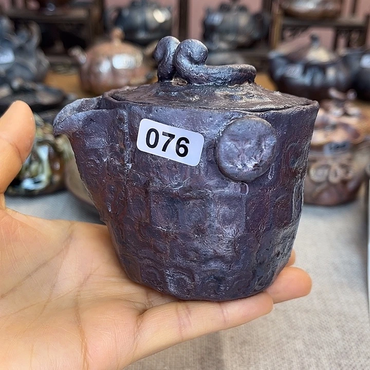 裸柴烧陶瓷手工茶器