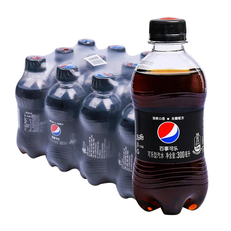 【6瓶】无糖百事可乐300ML*6瓶