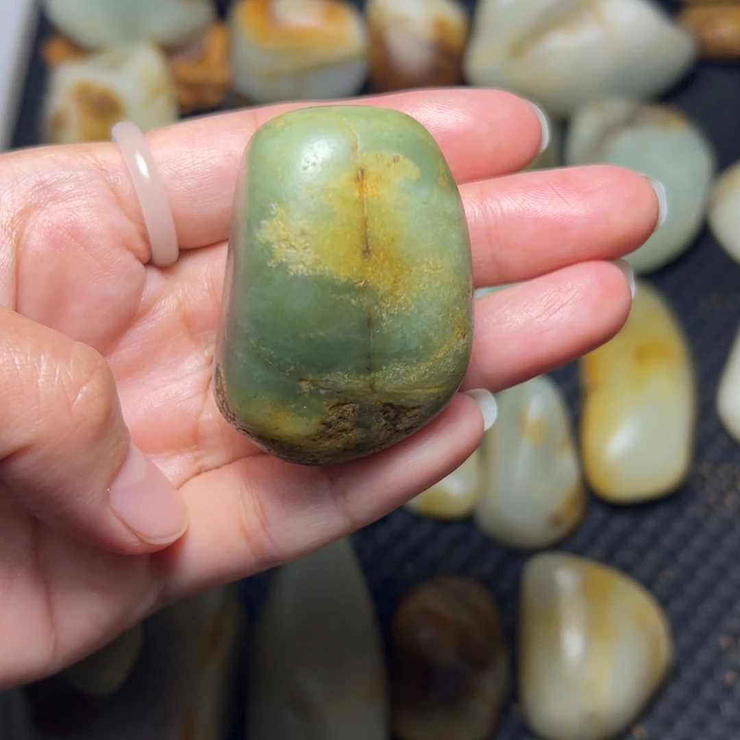 和田玉未镶嵌挂件A83