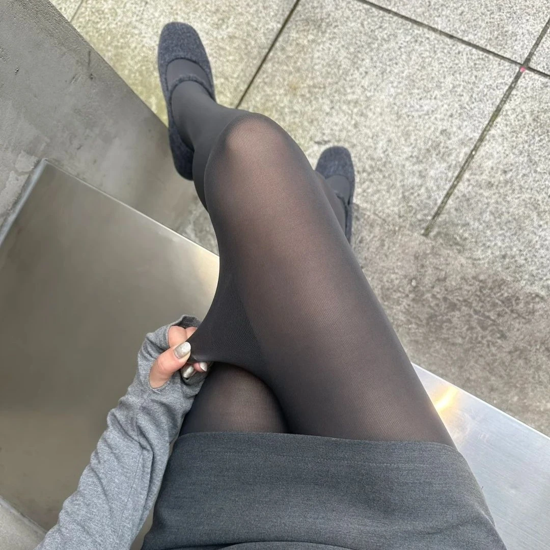 烟灰色连裤袜春秋季JK白丝浅灰色丝袜天鹅绒深灰色打底裤袜黑丝女