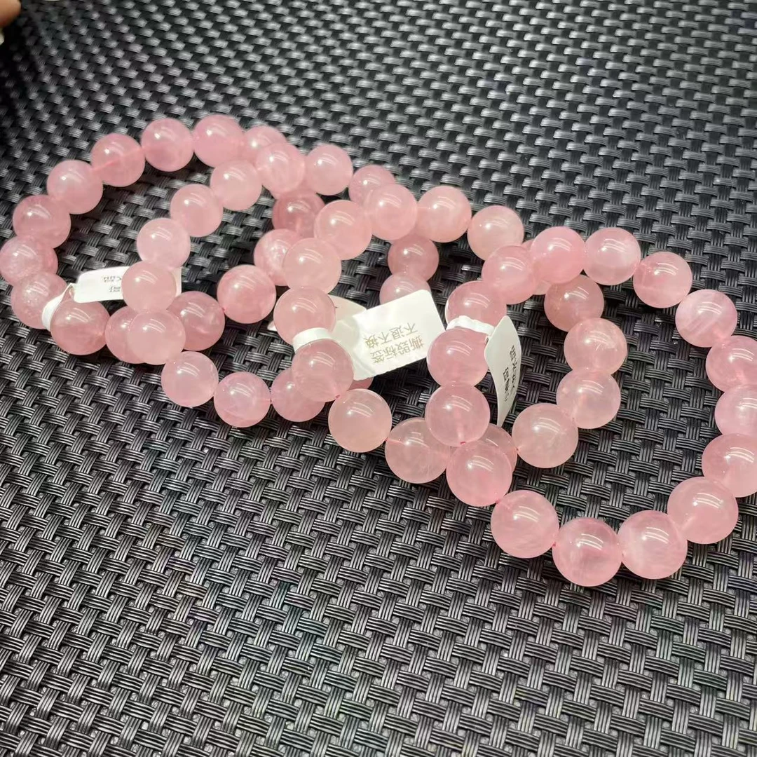 马达加斯加粉水晶西柚果冻体手链多样性发其一