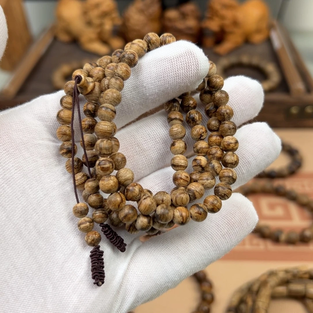 沉香碎屑沉香达拉干0.6cm多圈10克