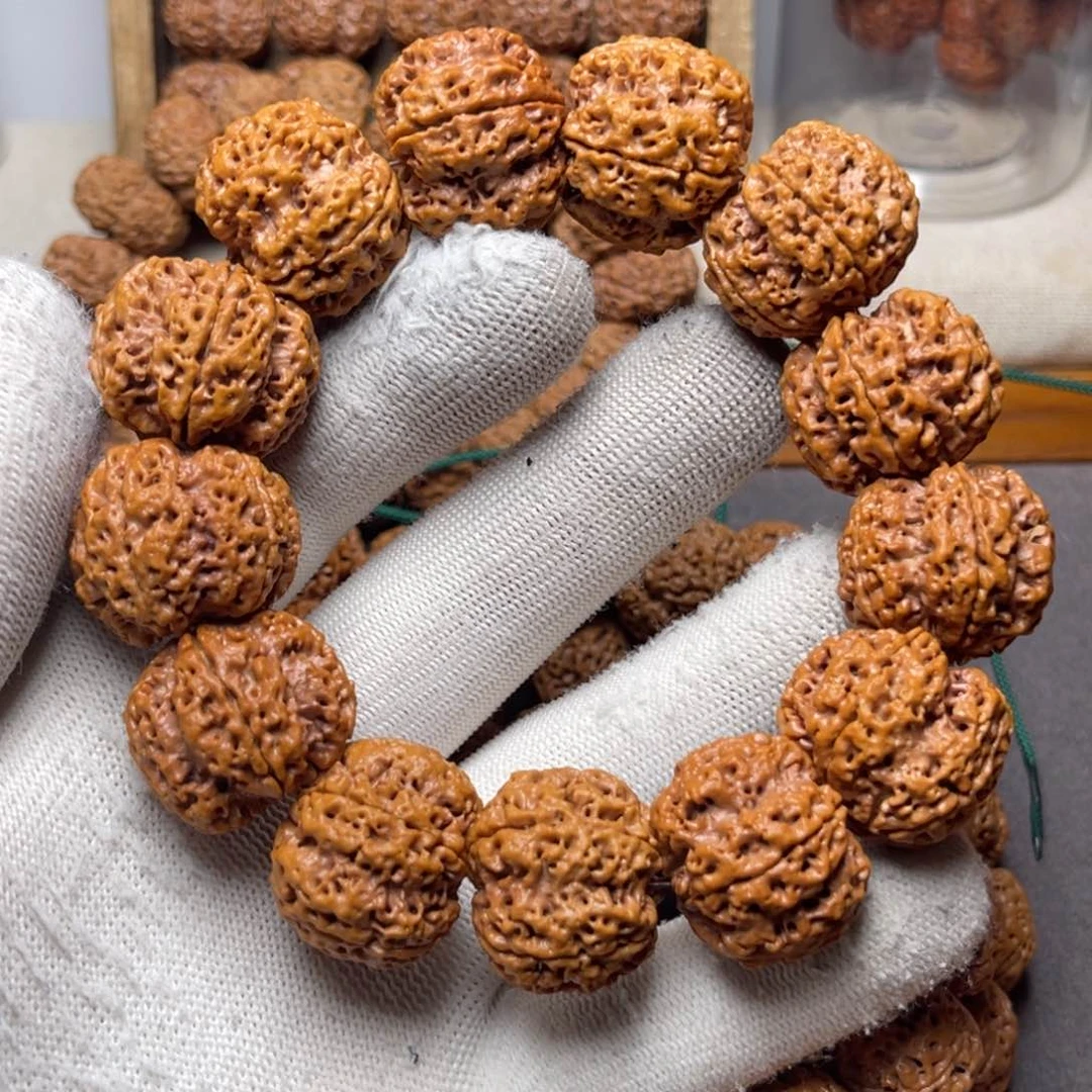 l***l金刚菩提手串老安娜梅花双龙25+