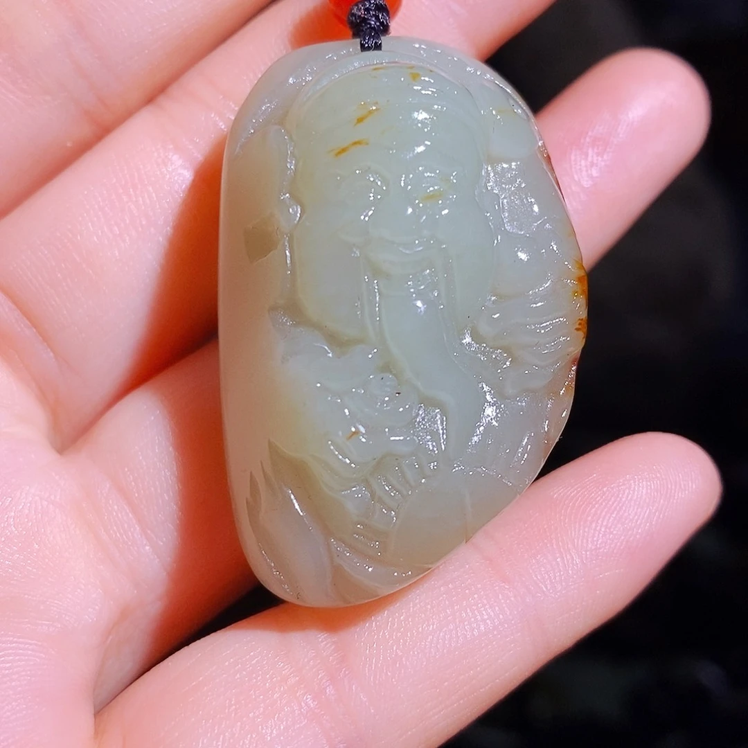 和田玉颈饰未镶嵌